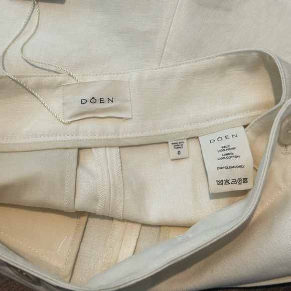 Doen Bernice Shorts Magnolia Whitw NWT Size 0 - Picture 7 of 14